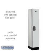 12" Wide Single Tier Designer Wood Locker - 1 Wide - 5 Feet High - 15 Inches Deep - Electronic Locks