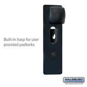 Decorative Padlock Hasp-Replacement Hasp-Black