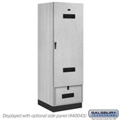 24" Wide Premier Wood Gear Locker - 6 Feet High - 24 Inches Deep - Hasps