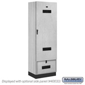 24" Wide Premier Wood Gear Locker - 6 Feet High - 18 Inches Deep - Hasps