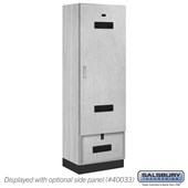 24" Wide Premier Wood Gear Locker - 6 Feet High - 18 Inches Deep - Electronic Locks