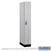 12" Wide Premier Wood Locker - Single Tier - 1 Wide - 6 Feet High - 21" Deep - Resettable Combination Locks