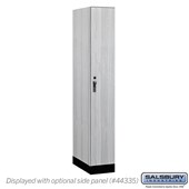 12" Wide Premier Wood Locker - Single Tier - 1 Wide - 6 Feet High - 21" Deep - Hasps
