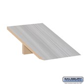 Sloping Hood  -  for 12 Inches Wide  -  15 Inch Deep Premier Wood Locker  -  1 Wide