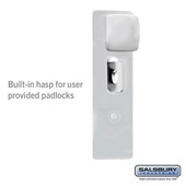 Decorative Padlock Hasp-Replacement Hasp-Silver