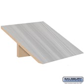 Sloping Hood  -  for 18 Inches Wide  -  24 Inch Deep Premier Wood Locker  -  1 Wide