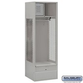 24" Wide Open Access Metal Locker - 6 Feet High - 24 Inches Deep