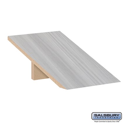 Sloping Hood  -  for 12 Inches Wide  -  18 Inch Deep Premier  Wood Locker  -  1 Wide