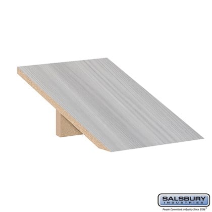 Sloping Hood  -  for 12 Inches Wide  -  15 Inch Deep Premier Wood Locker  -  1 Wide