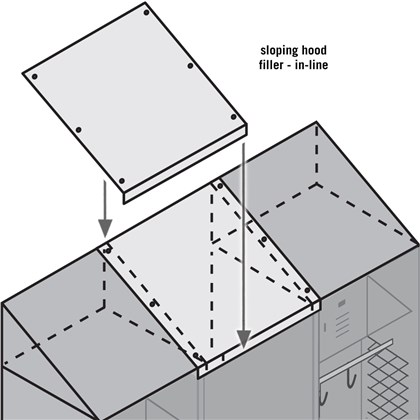 Sloping Hood Filler - In Line - 24